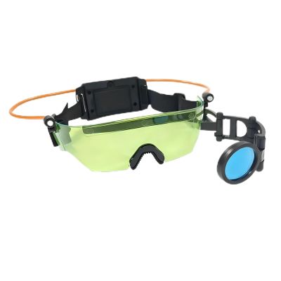 CCVSS spy x gear Night Vision Goggles LED Spy Glasses Gadget Kit with Flip-Out Scope, Hands-Free Detective Costume Accessory for Secret Agent Role Play & Missions