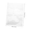 LRXIYODE A4 Single-sided Stamp Album Pages 11-hole Binder Sleeves with 2 Horizontal Pockets Plastic Sheets for Stamp Collectors 40 Sheets in 4 Packs Refill Inserts view 2