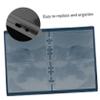 LRXIYODE A4 Single-sided Stamp Album Pages 11-hole Binder Sleeves with 2 Horizontal Pockets Plastic Sheets for Stamp Collectors 40 Sheets in 4 Packs Refill Inserts view 3
