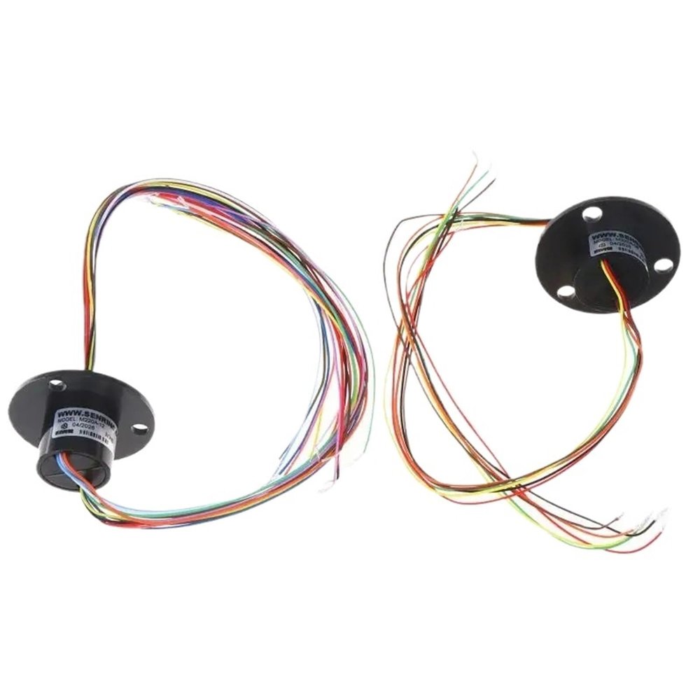 1pcs Channel Micro Rotate Slip Ring 2A Diameter 12.5mm 22mm For RC Excavator Model DIY Electric Collector Rings(A2)