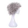 DRAGONRUN Old Lady Wigs Short Gray Natural Lookings Halloween Cosplays Party Granny Costume Grandma for Girls Gray Old Lady Short Granny Costume view 3