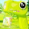 Automatic Bubble Machine Dinosaur Soap Dispenser with Lights Sound view 3