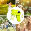 Automatic Bubble Machine Dinosaur Soap Dispenser with Lights Sound view 4