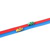 Eboxer Car Race Track Red and Blue PVC Flexible 14.76ft Rolls Up Track with 4 Cars 4 Suction Cups for Kids IndoorOutdoor Play view 4
