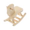 Chosertory Wooden Rocking Horse Model Rocking Horse Figurine for Living Room Entrance view 1