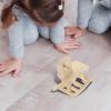 Chosertory Wooden Rocking Horse Model Rocking Horse Figurine for Living Room Entrance view 4