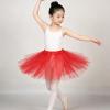 CIMAXIC 8pcs Girls Tulle Skirt: 3-Layered Ballet Tutu For Little Girls - Multicolor & Skin-Friendly Dance Skirt For Festivals Carnivals & Birthday Parties, 11in Long view 3