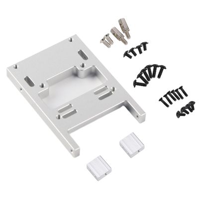 Spryflower Silver Metal Steering Mount for WPL B14/B24/B16/B36 1/16 RC Car, Upgrade Accessory Parts, CNC Accurately Machined, Durable and Resistant to Deformation
