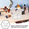 TOYANDONA Acrylic Display Stand Riser for Jewelry Perfume and Collectible Figures Hexagonal 5-tier Organizer Shelf for Cosmetics and Figurine Display view 3