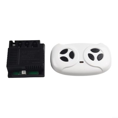 Belnotelt Electric Car Receiver, 2.4G Remote Control and Receiver Controller, Smooth Start for Children Ride On Toy Cars, Compatible with JR-RX-12V 6V 24V(JR1705RX Full set)