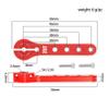 2Pcs 25T 56mm Metal Servo Horn Compatible with 30-100CC RC Airplanes Helicopters Cars (Futaba 25T Spline)(Red 2pcs) view 2