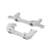 Rc Upgrade Spare Parts for Axial for SCX10 III AXI03007 1/10 Aluminum Front Rear Bumper Servo Mount Bracket Body Shell Column Mount RC Car Upgrade Parts(Silver) view 1