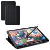 Elecom TB-WM11WVDBK Liquid Tab LCD Pen Tablet, Wacom MovinkPad 11 Exclusive Case, Shock Absorption, Angle Adjustment, 3 Levels, Drawing, Typing, Pen Storage, Black view 1