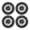 RC Tyre Toys Models Compatible with Hsp for Hpi 9068-6081 1/10 Car Upgrade Part 4Pcs Rubber Tire Rc for Racing Car Tires On Road Wheel Rim view 2
