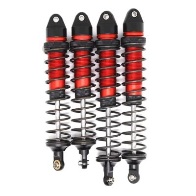 Rc Dampers Spare Parts for Arrma for Granite for Senton Big for Rock for Vorteks for Typhon 1/10 4Pcs Metal Front & Rear Shock Absorber Damper Rc Car Upgrade Parts