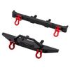 RC Parts Spare Parts for MN128 Metal Front and Rear Bumper with Tow Hook Set RC Crawler Car Off-Road Tracked Vehicles Parts and Accessories Upgrades Replacement Use view 1
