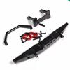 RC Parts Spare Parts for MN128 Metal Front and Rear Bumper with Tow Hook Set RC Crawler Car Off-Road Tracked Vehicles Parts and Accessories Upgrades Replacement Use view 2