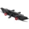 Rc Parts Compatible with TRX4 1/10 Remote Control Crawler Car Upgrade Parts Replacement Accessories Metal Rear Bumper with D-Rings view 1