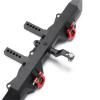 Rc Parts Compatible with TRX4 1/10 Remote Control Crawler Car Upgrade Parts Replacement Accessories Metal Rear Bumper with D-Rings view 3