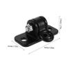 GALPADA Metal Hammock Ceiling Hook with Black Painted Finish, Stainless Steel Swing Hanger for Indoor and Outdoor Porch Hammock Chair Mounting view 2