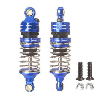 RC Crawler Shock Absorbers Racing 1/10 RC Truck Front Rear Shock Set Damper for Hornet EVO Grasshopper Upgrades Parts Accessories(60mm-Blue)