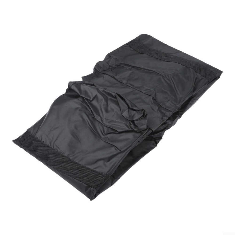 Sileduove Large Folding Mattress Storage Bag Waterproof & Dustproof Oxford Fabric Protector With Sturdy Handles For Outdoor Travel Black 54X25x13 Inch