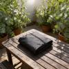 Sileduove Large Folding Mattress Storage Bag Waterproof & Dustproof Oxford Fabric Protector With Sturdy Handles For Outdoor Travel Black 54X25x13 Inch view 4