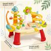 Ginwrek Play Sink, Funny Water Table for Toddlers 1-3, Electric Circulating Play Sink with Running Water & Multi- Features - Red view 4