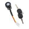 Children's Electric Car Key Start Switch 6V 12V Power Lock Replacement for Ride On Toy Cars, 4-Wheel Remote Control Vehicles & Strollers with 2 Keys (Small Female Port 2 Wires)(3) view 2