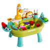Monwssoe Sand Water Tables, Toddler Water Table, Kids Play Table with Electric Pump & Detachable Legs, Play Sink Toy for Outdoor Sensory Fun, Green view 1