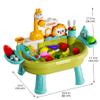 Monwssoe Sand Water Tables, Toddler Water Table, Kids Play Table with Electric Pump & Detachable Legs, Play Sink Toy for Outdoor Sensory Fun, Green view 4