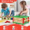 Wooden Activity Cubes 7-in-1 Montessori Toys for 1+ Year Old Boys Girls view 3
