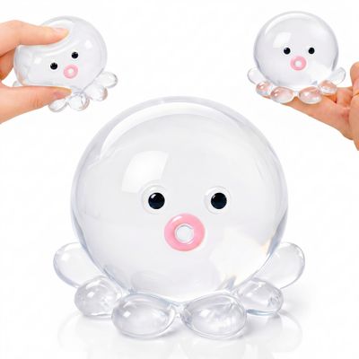 1Pcs Octopus Stress Ball, Squishy Octopus Ball Hand Exercise Balls