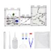Ant Observation Kit, Clear Acrylic Ant Habitat Castle with Digging Sand Area, Nature-Inspired Nest Design, Water Bottle, Feeding Tools & Sand for Ant Keeping, Hobby Study, Desktop Display view 1