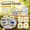 Ant Observation Kit, Clear Acrylic Ant Habitat Castle with Digging Sand Area, Nature-Inspired Nest Design, Water Bottle, Feeding Tools & Sand for Ant Keeping, Hobby Study, Desktop Display view 3