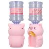 Omquot Pig Shaped Water Dispenser for Children, Mini Drinking Fountain for Children 3 Years and Old, Cute Cartoon Pig Design for Role Play and view 2