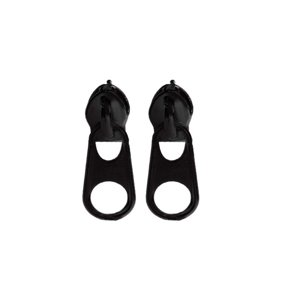 Exquisite Creative Zipper Earrings 1 Pair Punk Zip Cartilage Ear Piercing Children Adults Women Boys Set Multiple Earrings Gold