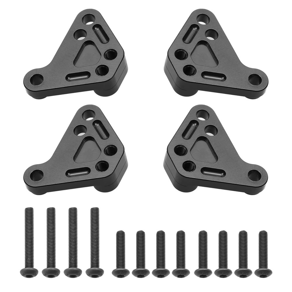 Compatible with Traxxas for MAXX V2 for WideMaxx 1/10 RC Car Parts Accessories Metal Front and Rear Shock Absorber Lower Mount Bracket RC Assortment