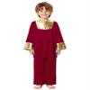 Miaeowve Kids Boys 2 Piece Liturgical Praise Dance Outfit Choir Wear Burgundy 12 view 2