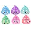 Stress Balls 6 Pack Funny Glitter Poop Sensory Squeeze Toys Slow Rising Anxiety Relief Fidget Toys for Kids Adults Prank and Party Favors view 1