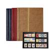 Ellylian Stamp Collection Kit with Elegant Album Compact Storage Book for Postmarked Stamps Philatelic Hobby Supplies(Brown) view 3
