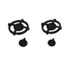 Toy Gas Stove Replacement Knob and Burner Set Compatible with Kids Pretend Play Kitchen, Realistic Stove Control Parts, Plastic Accessories for DIY Toy Repair and Playroom Use view 2