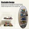 4 5 7 9 11 13 15 17 19 25in Tall Acrylic Display Case, Clear Storage Box for Figures Miniatures Models Figurines, Large Organizing Bins Dustproof(45x45xH50cm/18x18x20in) view 3