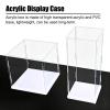 4 5 7 9 11 13 15 17 19 25in Tall Acrylic Display Case, Clear Storage Box for Figures Miniatures Models Figurines, Large Organizing Bins Dustproof(45x45xH50cm/18x18x20in) view 4