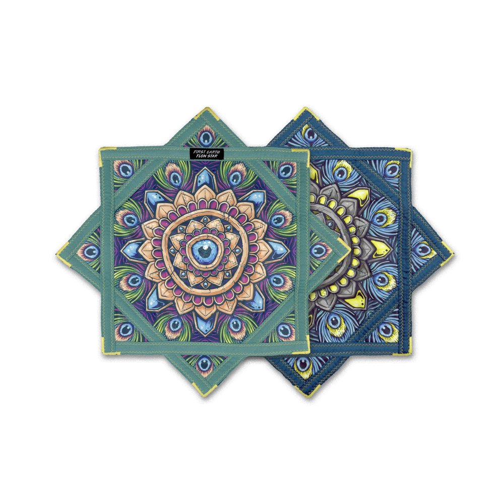 Mini Flow Star - Dapo Star - Flow Toy - by First Earth (Royal Plume)