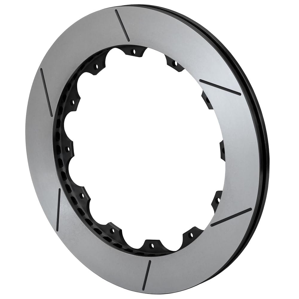 Wilwood 160-9960-GTB GT 48 Curved Vane Rotor, 12x8.75, 48 Curved Vane, GT, Black