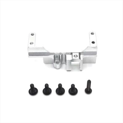 Rc Accessories for MJX H12Y H12Y+ Metal Front Axle Servo Fixing Parts for Seat Remote Control Car Upgrade Accessories(Silver)