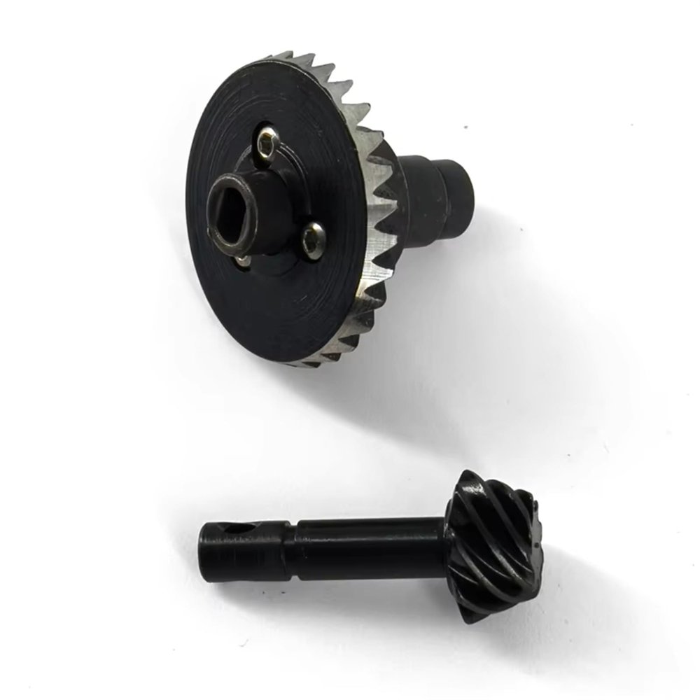 RC Cars Models Compatible with Axial Scx10 90046 90047 90059 90060 RC Car Accessories Upgrades Parts 8T 24T Steel Helical Bevel Axle Gear Set