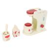 Omquot Realistic Wooden Toy Set for Kids, Coffee Maker, Improve Motor Skills for Toddlers, Gifts for Girls view 2