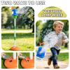 Bubble Machine for Kids, Remote Control Street Lamp Bubble Machine with Lights, Automatic Standing Bubble Tower, Outdoor Bubble Torch Toys for Wedding Summer Bubble Maker for Kids Ages 3 4 5 6 7 8 9 view 2